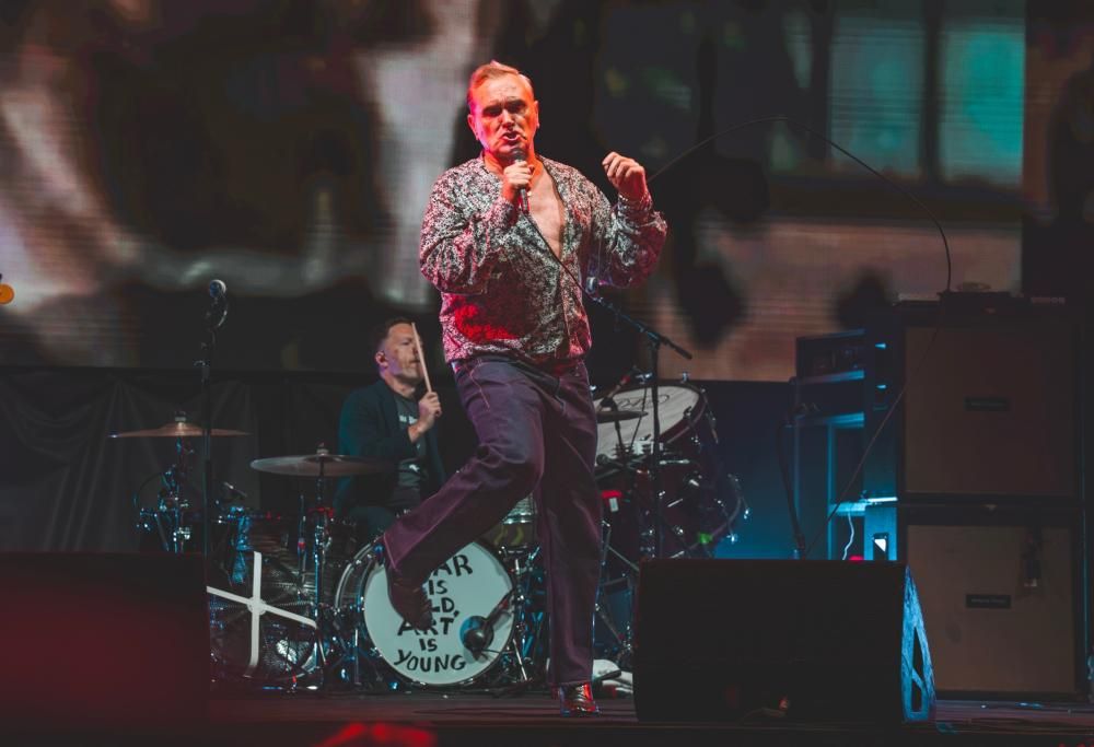 Morrissey: le foto e la scaletta del concerto a Lucca Summer Festival
