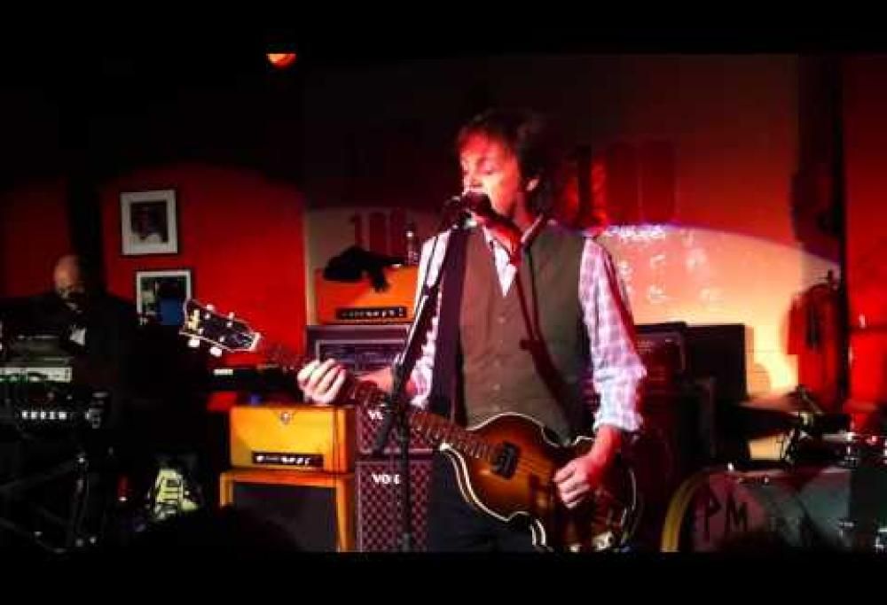 Paul McCartney live at the 100 Club (London)