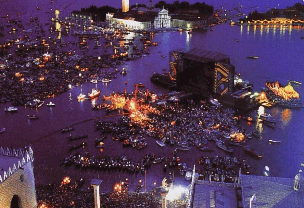 Pink Floyd: le foto del concerto di Venezia del 15 luglio 1989