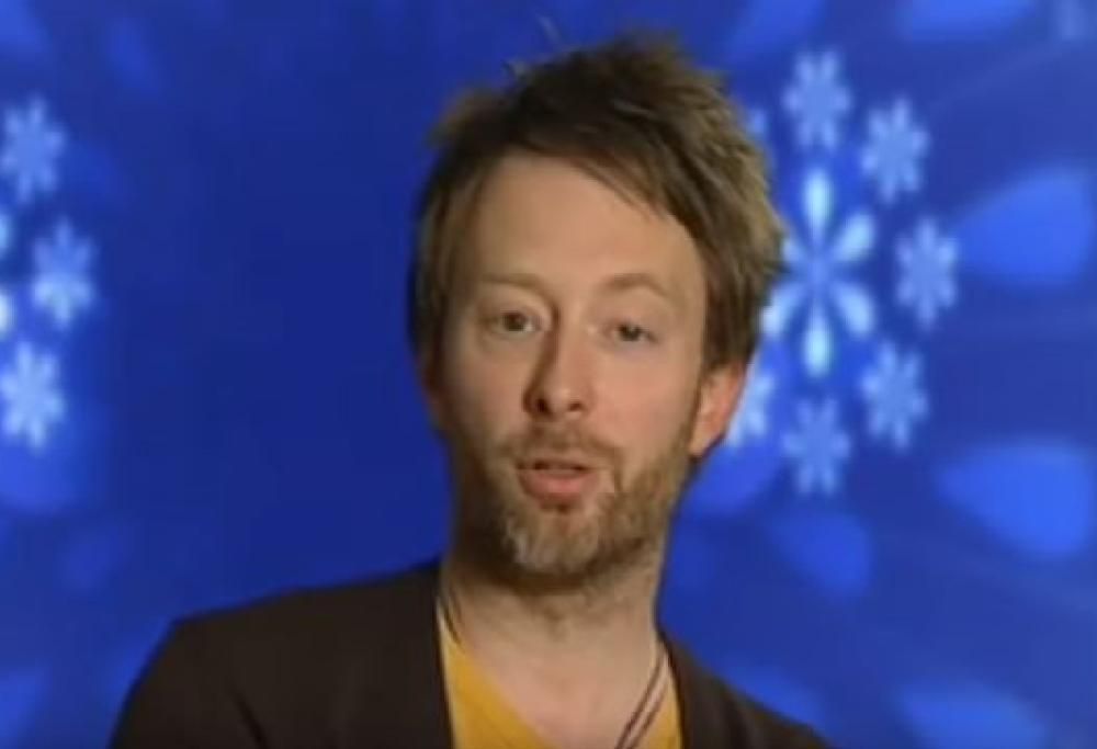 La folle risata di Thom Yorke dei Radiohead!